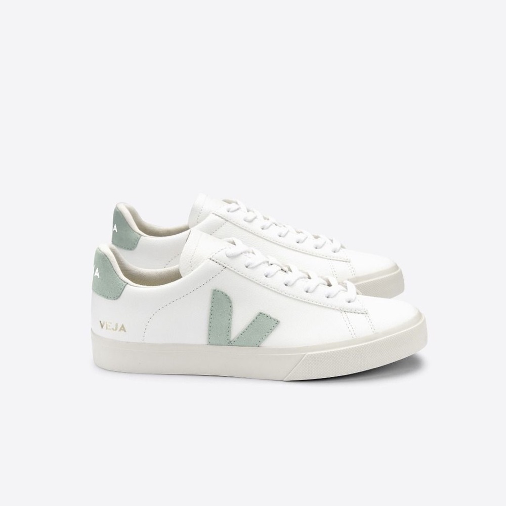 Veja Campo Chromefree Leather White Matcha - Picture 3 of 14